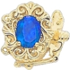 81027 Blue Topaz Bracelet Slide Clasp 