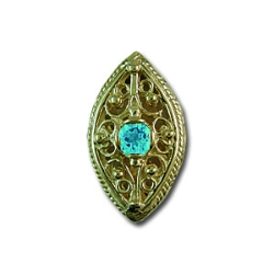 rl2245 Blue Zircon Bracelet Slide 