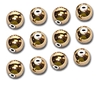 14K Gold Slide No-Slip Filled Spacer Beads 12 Quantity 