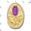 80789 Amethyst Bracelet Slide 