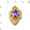 80794 Amethyst Bracelet Slide 