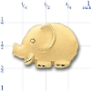 80999 Elephant Bracelet Slide 