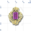 81019 Amethyst Bracelet Slide 