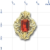 81019 Garnet Bracelet Slide 