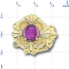 81025 Amethyst Bracelet Slide Clasp 