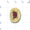 81031 Garnet Bracelet Slide 