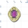 81035 Amethyst Bracelet Slide 