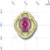 81035 Pink Tourmaline Bracelet Slide 