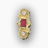 81183 Amethyst Bracelet Slide Clasp 