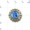 ale269 Blue Topaz Bracelet Slide 