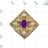 r-355t Amethyst Bracelet Slide 