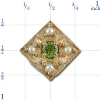 r-355t Peridot Bracelet Slide 