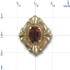 80883 Garnet Bracelet Slide 