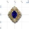 80883 Sapphire Bracelet Slide 
