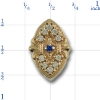 80881 Sapphire Bracelet Slide 