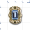 80904 Aquamarine Bracelet Slide 