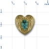 80971 aquamarine Bracelet Slide 