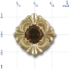 81020 Garnet Bracelet Slide 