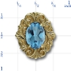 81030 Aquamarine Bracelet Slide 