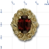 81030 Garnet Bracelet Slide 