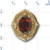 81005 Garnet Bracelet Slide 