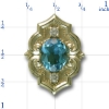 81006 Blue Topaz Bracelet Slide 