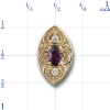 80886 amethyst Bracelet Slide 