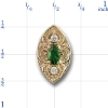 80886 Emerald Bracelet Slide 
