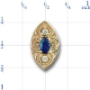 80886 Sapphire Bracelet Slide 