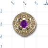 81018 Amethyst Bracelet Slide 