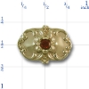 r5001 Garnet Bracelet Slide 