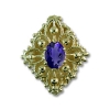 ra6893 Iolite Bracelet Slide 
