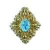 ra6893 Blue Zircon Bracelet Slide 