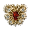 ra7774 Garnet Bracelet Slide 