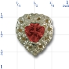 rhrt115 garnet Bracelet Slide 