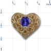 rhrt6 Sapphire Bracelet Slide 