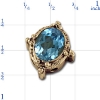 rk207 Blue Topaz Bracelet Slide 