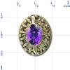 rk719 Amethyst Bracelet Slide 