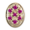 rk769 Pink Sapphire Bracelet Slide 