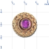 rk779 Amethyst Bracelet Slide 