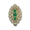 rl1020 Emerald Bracelet Slide 