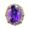 rl394 Amethyst Bracelet Slide 