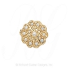 GS037 PL - 14 Karat Gold Pearl Slide 
