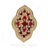 GS047 G - 14 Karat Gold Garnet Slide 