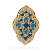 GS047 S - 14 Karat Gold Sapphire Slide 