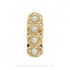 GS048 PL - 14 Karat Gold Pearl Slide 