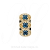 GS069 S - 14 Karat Gold Sapphire Slide 