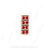 GS070 R - 14 Karat Gold Ruby Slide 