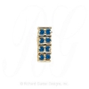 GS070 S - 14 Karat Gold Sapphire Slide 