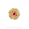 GS076 R - 14 Karat Gold Ruby Slide 